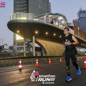 Race photo from SMARTFREN RUN 2026
