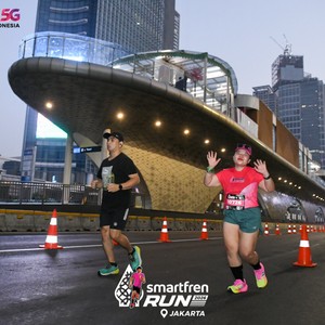 Race photo from SMARTFREN RUN 2026