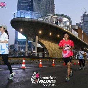Race photo from SMARTFREN RUN 2026