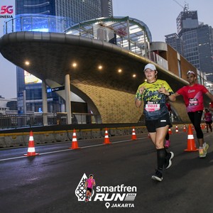 Race photo from SMARTFREN RUN 2026