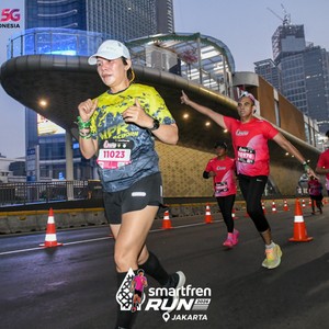 Race photo from SMARTFREN RUN 2026
