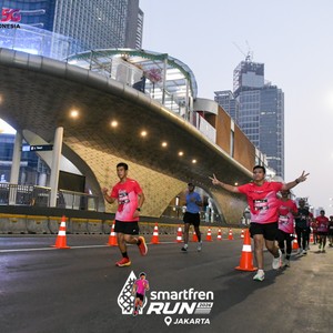 Race photo from SMARTFREN RUN 2026