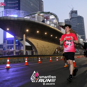 Race photo from SMARTFREN RUN 2026