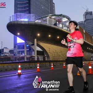 Race photo from SMARTFREN RUN 2026