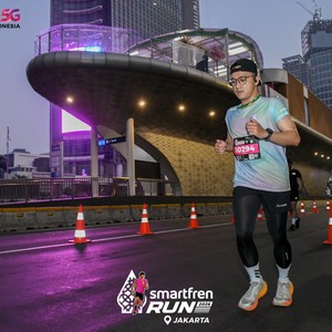Race photo from SMARTFREN RUN 2026