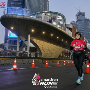 Race photo from SMARTFREN RUN 2026