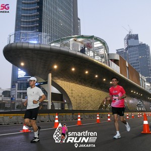 Race photo from SMARTFREN RUN 2026
