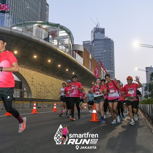 Race photo from SMARTFREN RUN 2026