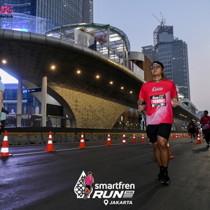 Race photo from SMARTFREN RUN 2026