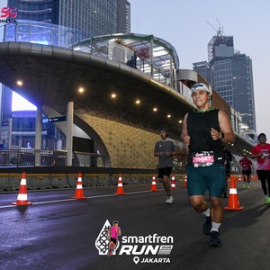 Race photo from SMARTFREN RUN 2026