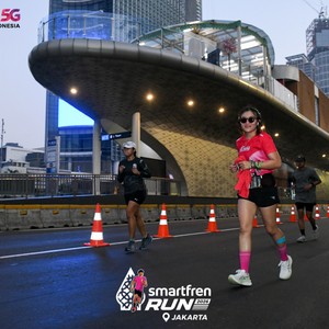 Race photo from SMARTFREN RUN 2026