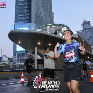 Race photo from SMARTFREN RUN 2026