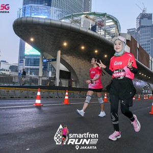 Race photo from SMARTFREN RUN 2026