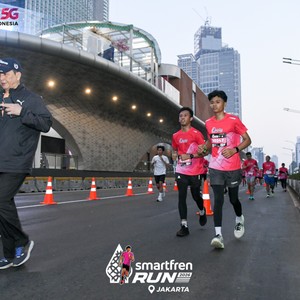 Race photo from SMARTFREN RUN 2026