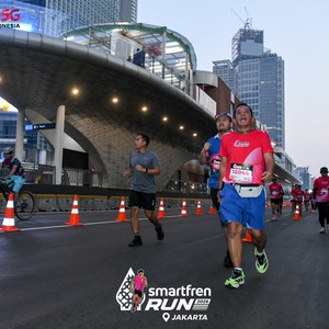 Race photo from SMARTFREN RUN 2026