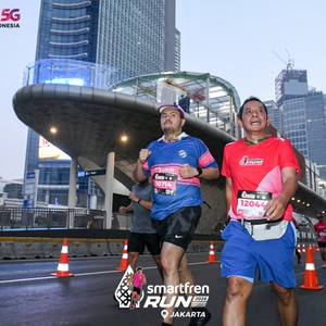 Race photo from SMARTFREN RUN 2026
