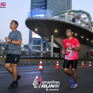 Race photo from SMARTFREN RUN 2026