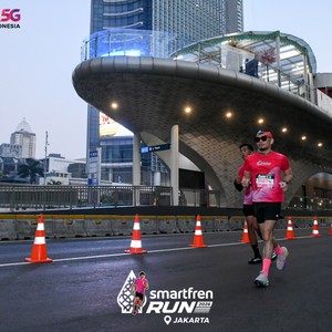 Race photo from SMARTFREN RUN 2026