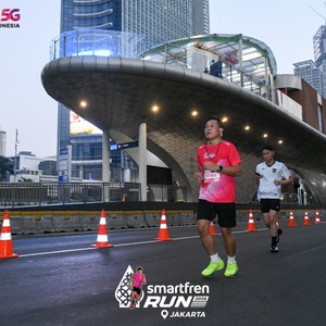Race photo from SMARTFREN RUN 2026