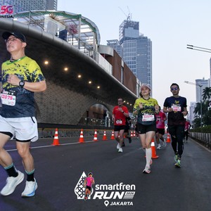 Race photo from SMARTFREN RUN 2026