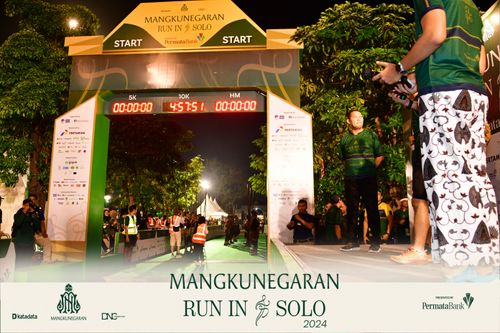 Race photo from Mangkunegaran Run 2024