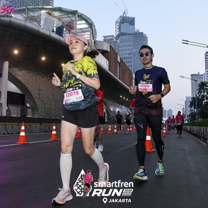 Race photo from SMARTFREN RUN 2026