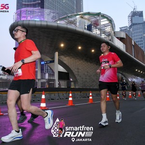 Race photo from SMARTFREN RUN 2026