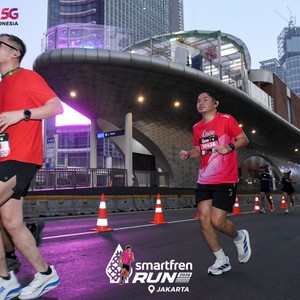 Race photo from SMARTFREN RUN 2026