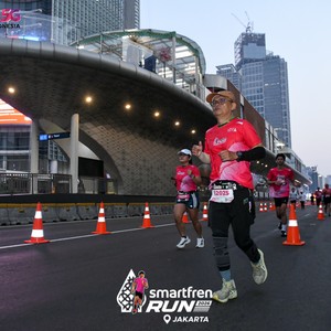 Race photo from SMARTFREN RUN 2026