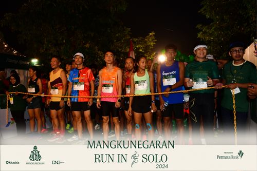 Race photo from Mangkunegaran Run 2024