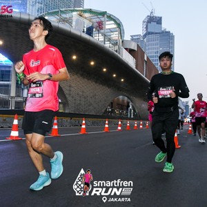Race photo from SMARTFREN RUN 2026