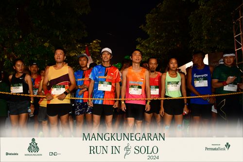 Race photo from Mangkunegaran Run 2024