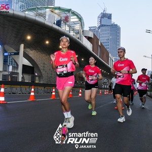 Race photo from SMARTFREN RUN 2026