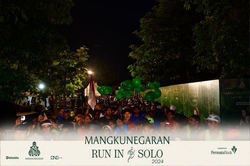 Race photo from Mangkunegaran Run 2024