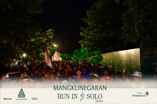 Race photo from Mangkunegaran Run 2024