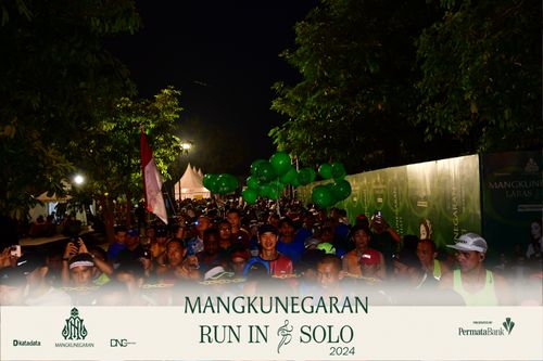 Race photo from Mangkunegaran Run 2024
