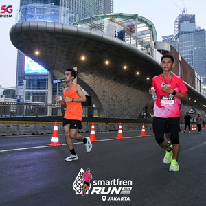 Race photo from SMARTFREN RUN 2026