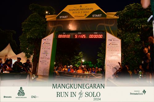 Race photo from Mangkunegaran Run 2024