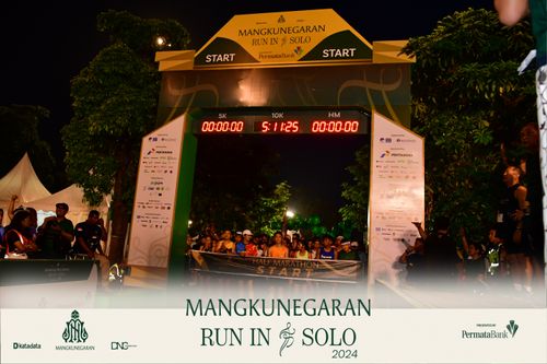 Race photo from Mangkunegaran Run 2024