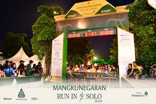 Race photo from Mangkunegaran Run 2024