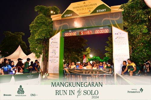 Race photo from Mangkunegaran Run 2024