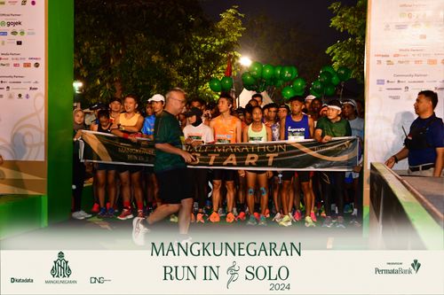 Race photo from Mangkunegaran Run 2024