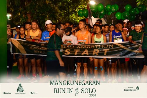 Race photo from Mangkunegaran Run 2024