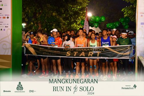 Race photo from Mangkunegaran Run 2024