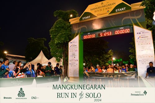 Race photo from Mangkunegaran Run 2024