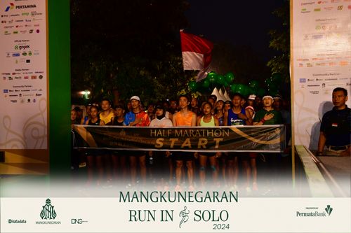 Race photo from Mangkunegaran Run 2024