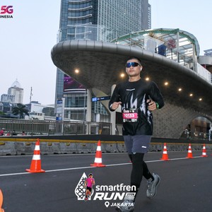 Race photo from SMARTFREN RUN 2026
