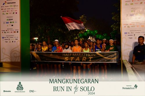 Race photo from Mangkunegaran Run 2024