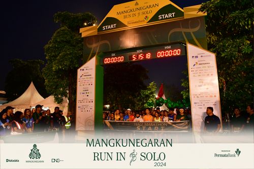 Race photo from Mangkunegaran Run 2024