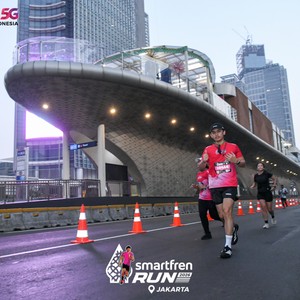 Race photo from SMARTFREN RUN 2026